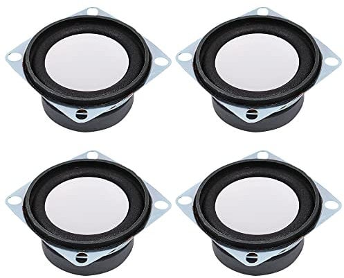 Hsthe Sea 4 PCS Cuadrado Micro Altavoz - Diámetro 2 4ohm 3W Audio Estéreo Woofer para Arduino