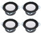 Hsthe Sea 4 PCS Micro Altoparlante Quadrato Diametro 2 4ohm 3W Altoparlante Audio Altoparlante Stereo Woofer per Arduino