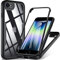 Funda para iPhone 8, Funda iPhone SE 2020/SE 2022/7/8, 360 Grados Antichoque Protección Carcasa Fundas iPhone SE 2020 con Protector de Camara Antigolpes Bumper iPhone SE 2/3 Apple Case (Negro)