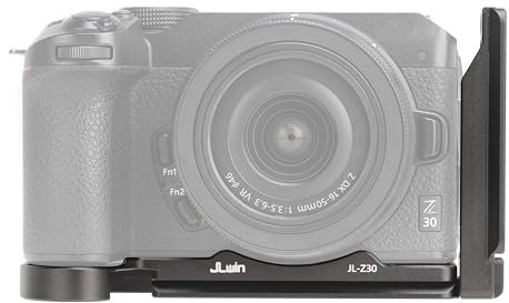 Hersmay Orizzontale Verticale L Staffa Piastra per Nikon Z30 Accessori Della Macchina Fotografica Sgancio Rapido Arca Swiss con 1/4 Vite per DJI Ronin RS2 RS3 RSC PRO Gimbal Piastra Stabilizzatore