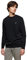 Polo Club Felpa Uomo a Girocollo con Logo Nero - Sweatshirt Senza Cappuccio Crewneck 100% Cotone