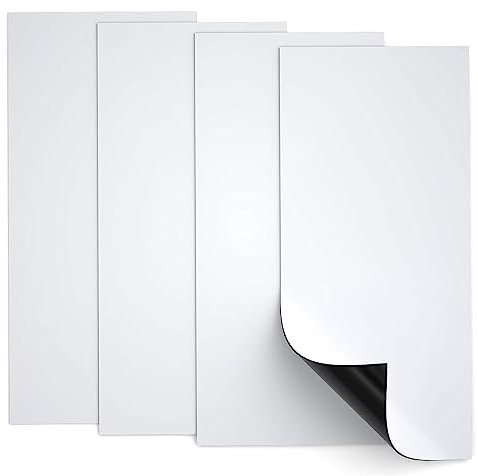 Paquete de 4 cubiertas magnéticas de ventilación de suelo resistentes para la pared del hogar y el registro de techo, hogar y autocaravana