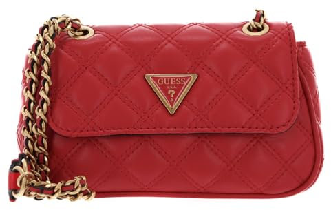 GUESS Giully Mini Convertible Crossbody Flap Red