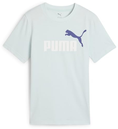 Puma Jungen ESS 2 Color No.1 Logo Tee B T-Shirts, Peaceful Blue, 128 EU