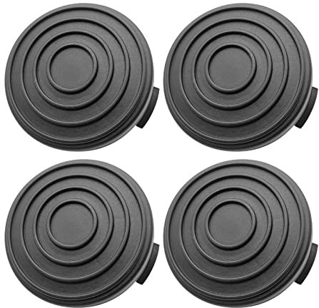 luolety 4CPS Spulenabdeckungen Kappen für Einhell CG-ET 4530 RTV 400 RTV 550 RTV 550/1, ABS Ersatz Spulenabdeckung für Rasentrimmer Freischneider