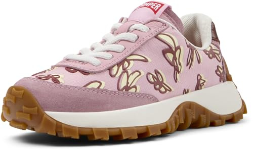 Camper Girls Drift Trail K800548 Sneaker, Medium Pink 016, 3.5 UK