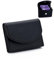 UXIETIN Kondom-Etui für Privatsphäre, PU-Leder, Kondomspender mit 3 Fächern zum Organisieren von 6 Kondomen, eleganter Metall-Kondom-Etui, kompatibel mit Trojan-Kondomen