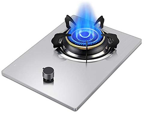 XNYXLPP Cuisinière à gaz, cuisinière à gaz à brûleur Unique de Table/Cuisine Domestique intégrée avec Protection Contre Les pannes de Flamme, Meubles faciles à Nettoyer