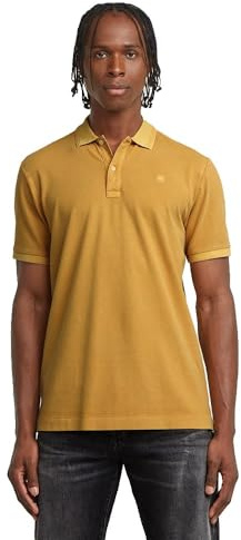 G-STAR Men's Dunda Overdyed Slim Polo Shirt, Brown (Inca Gd D11595-d756-h176), M