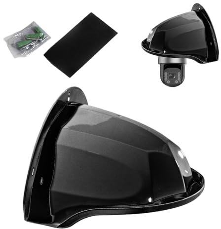 Außenkamera Schutzhaube - Schutzdach Für Überwachungskamera - Witterungsbeständig Regen Und Sonnenschutz Unterstützung Dome Bullet Kamera | Für Den Außenbereich