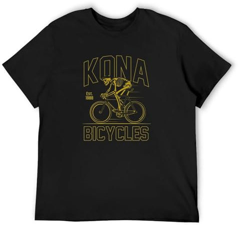 Kona Bike Bicycle MTB Mountain Bike Mens T-Shirt Black Unisex Mens Tees 3XL