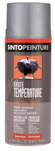 Bombe de peinture haute température Alu 400ml Sinto