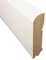 TRECOR® Sockelleiste weiß 78 mm hoch | Classic Profil abgerundete Form 18x78 mm ✓Kabelkanal ✓weisse Oberfläche | MDF Trägermaterial | Länge 2.5m (Sockelleiste 250 cm | Nürnberger Profil, Höhe: 78 mm)