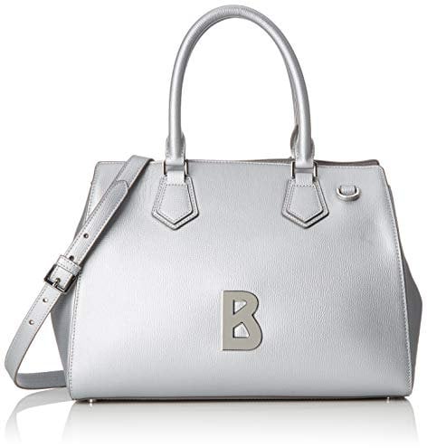 BOGNER Damen Zermatt Thessa Handbag Mhz Henkeltasche Silber (Silver)