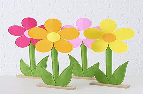 BOLTZE Blume Dekoaufsteller H:58cm 4 Ausführungen Stückpreis