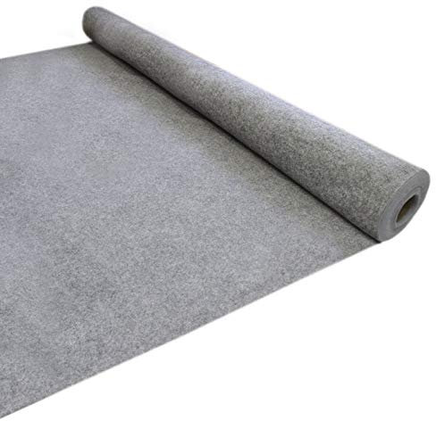 11m2 Moquette Fourgon Voiture Doublure Intérieure Feutre Etirable + 5 Canettes de Glue Adhésif Tapis Flexible Camionette Van Gris Aménagement Super Epais 3mm polypropylène T-MECH