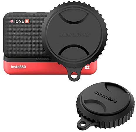 Honbobo Silikon Objektivkappe Objektivschutz Schutz Objektivabdeckung kompatibel mit Insta360 ONE RS/Insta360 ONE R 1-Zoll Leica
