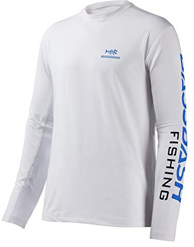 Bassdash Maglietta da Pesca Camicia da Pesca Camicia a Maniche Lunghe Camicia da Pescatore Abbigliamento da Pesca Protezione Solare UV UPF
