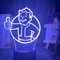 ZGSBT Lampada 3D Illusion Luce Notturna A Led Gioco Fallout Shelter Logo Per La Decorazione Della Camera Dei Bambiniation Cool Event Price Lampada Da Tavolo Usb Colorata