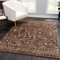payé Teppich Wohnzimmer Boho - Braun 80x150cm - Indianisches Muster - Hochflor weich Schlafzimmer Flur Dekoration Läufer Kinderzimmer - Skandinavische Deko