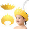 Shower Caps for Kids, KAMHBE Baby Shower Cap Shield Adjustable Crown Hair Washing Shampoo Shield Baby Visor for Eyes, Ears and Face (Yellow)