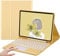 PboyiqiS Keyboard Case for iPad Air 11inch (M3 2025/M2 2024)/Air 5 /Air 4, Touchpad Detachable Keyboard Case with Pencil Holder, Slim Folio Cover for iPad Air 7th/6th/5th/4th Gen, Yellow