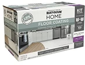 Rust-Oleum 100806 Home Floor Watercolor Coating Kit White