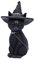 Nemesis Now Cult Cuties Purrah 30 cm (groß), Harz, schwarz, Hexenkatze-Figur, gruselig Bezaubernde Katzenfigur, in feinstem Harz gegossen, fachmännisch handbemalt