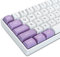 dagaladoo XVX 189 Tasten Double Shot Keycaps, PBT Custom Keyboard Keycaps Full Set, XVX Profile Keycaps for Cherry Gateron MX Switches 60% 65% 75% 100% Mechanical Keyboard, White/Purple