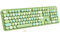Atelus Computer Keyboard Wired, Typewriter Style, Plug Play USB Keyboard with Large Number Pad, Caps Indicators, Foldable Stands, Full Size Wired Keyboard for Windows PC Laptop