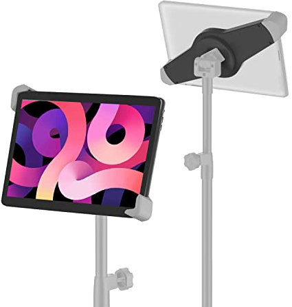 Sxuan Tablet Halterung für Stativ, Tablet Halter 360° Drehbar für iPad Pro 12.9/11/10.5/9.7, iPad Air, iPad, Tab, Switch, alle 9-15 Zoll Tablet und Smartphone