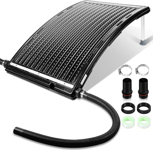 Gimisgu Solar Poolheizung 110 x 65 x 36 cm Sonnenkollektor Pool 38-40mm Anschluss Solarkollektor für Ihren Swimmingpool zum Erwärmen des Wasser, Solarheizung, Pool-Solarheizung
