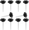 JJWNMLL 10PCS Klemmschraube Knopf Stern Schraube M6 * 70mm Daumen Schrauben Gewinde Ersatz Stern Handknopf Feststellschraube, Schwarz Grip