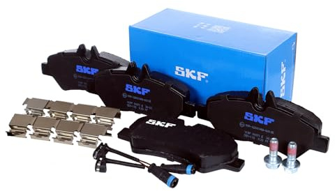 SKF Scheibenbremse Bremsbelag mit Zubehör VKBP 90071 E-4er Set - Position Hinterachse Höhe 77 mm Länge 170 mm Breite 81 mm Dicke 19,7 mm OE Qualität