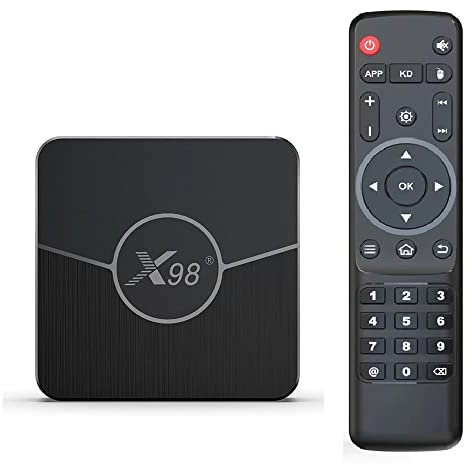 Android 11.0 TV Box,X98 Plus Amlogic S905W2 Quad Core RAM 4GB ROM 64GB Dual WiFi 2.4G/5.8G BT4.2 4K 6K AV1 Home Smart Media Player Android TV Box