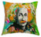 beties Kissenbezug Einstein ca. 45x45 cm Wende-Kissenhülle abstrakter Kunstdruck auf Gobelin POP-Art auf Sofakissen Bezug – WoW Begeisterung! Beliebter Trend NEU interpretiert