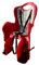 Generico SEGGIOLINO Posteriore Bici con Attacco PORTAPACCO per Bambini OMOLOGATO 22KG Vari Colori Made in Italy (Rosso Viola)
