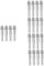 UPKOCH 20pcs Sturdy Mic Stand Adapter Thread Replacement Part for Microphone Accessory