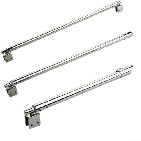 Barra de soporte para mampara de ducha – 300 mm a 5000 mm, cabezal de soporte de habitación húmeda para panel de baño, soporte de cristal de ducha, se adapta a vidrio de 8 a 12 mm (2# (cabeza