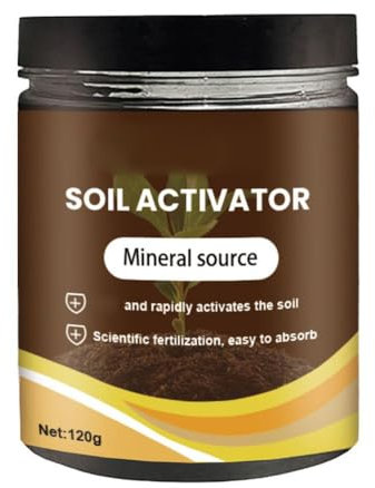Soil Activated,Organic Soil Activator & Plant Fertilizer for Raised Garden Beds,Multifunctional Soil Revitalizer,House Plant Fertilizer for Healthy Flowers and Soil Plants