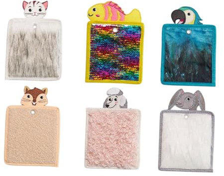 Colcolo 6X Sensorischen Matten Pädagogisches Cartoon Fliesen Taktile Spielzeug Tragbare Panel Sensorischen Pads für Kinder Kinder Zimmer Ausrüstung