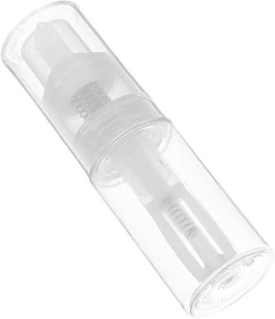 Yardwe Puderflasche Transparent Kleine Unterflasche für Babypuder und Make-up-puder Talkumpuderspender mit Auslaufsicheren Verschluss Körperpuderbehälter für Unterwegs