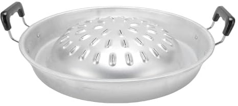 Fyearfly Thai BBQ Grill Pan 2 in 1 antiaderente anche riscaldamento alluminio per interni esterni cottura