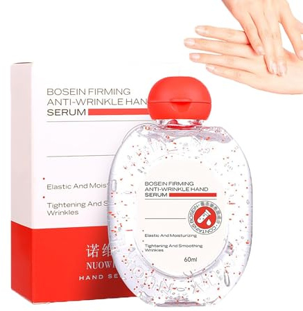 Feuchtigkeitsspendendes Handserum, 60 ml. Anti-Falten-Handserum für trockene, reife und rissige Hände.