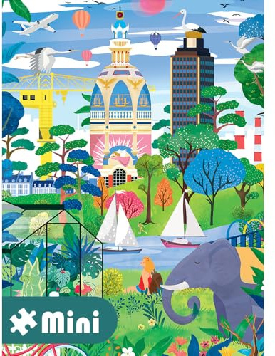 Pieces & Peace Puzzle Mini Nantes Fantastique 96 Teile Puzzlespiel