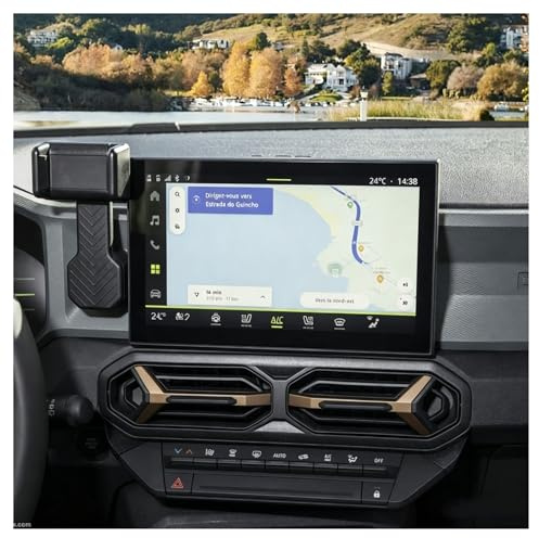 Btnuahq Car Navigation Film For Dacia For Duster For Dacia For Spring 2024 10.1inch TPU Protective Film Car Radio GPS Navigation Anti-scratchh Interior Film Navigation Screen Protector(1 pciece)