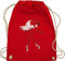 Turnbeutel Rucksack - Tanzen Geschenk - Balletttänzerin Ballerina - Unisize - Rot - balletttasche kinderturnbeutel dance balett beutel ballett geschenke tanz ballet stoffbeutel ballettbeutel