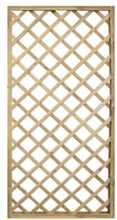 Pannello in legno Rettangolare ECO impregnato in autoclve a rete da esterno giardino recinzioni divisori 90x180 cm EV