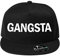Gangsta Baumwolle Baseball Cap, Basecap - Unisex Kappen, Sport, Reisen, Style - Baseballkappe Kappe, Mütze (409-Cap5P-1Schwarz)