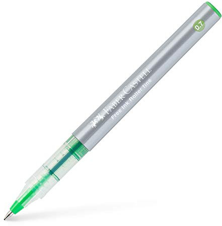 Faber-Castell 348166 - Free Ink Roller 0.7 Hellgrün 12er Pack